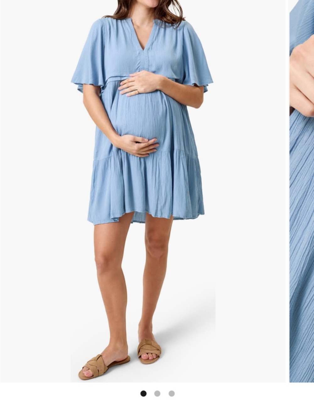 Kindred Bravely Light Blue Maternity Nursing Marlowe Dress